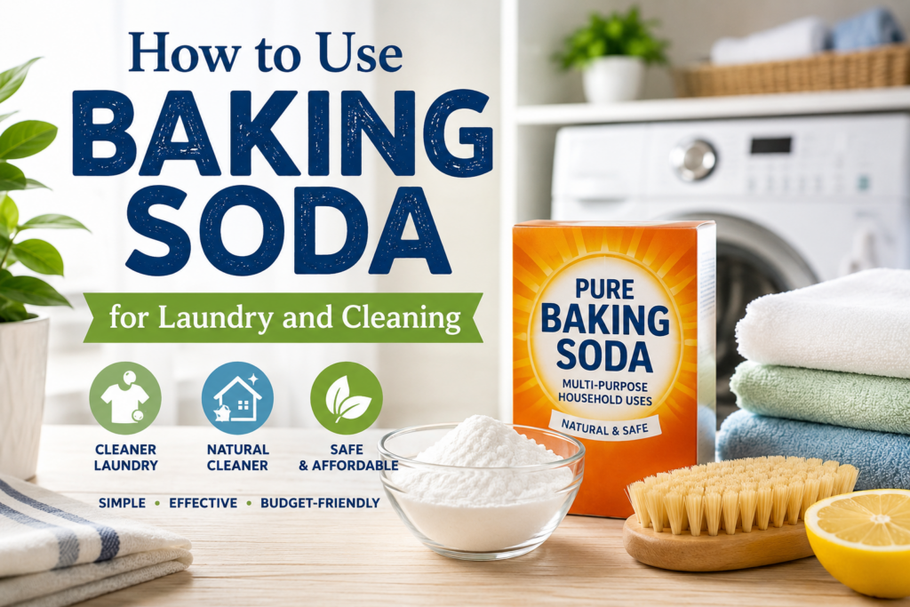 How to Use Baking Soda for Laundry and Cleaning