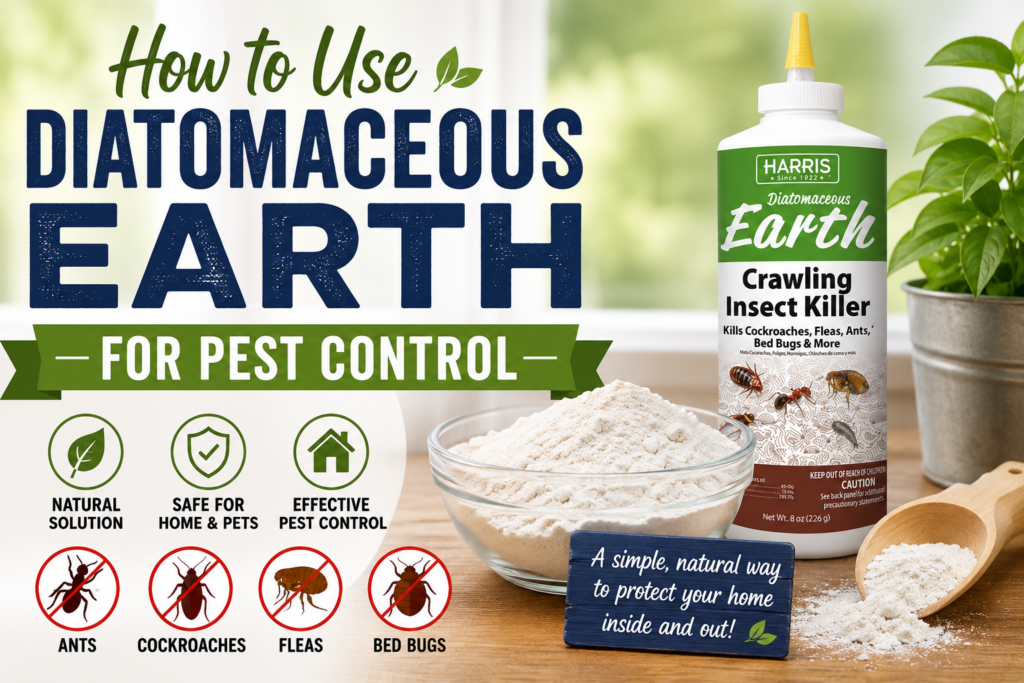How to Use Diatomaceous Earth for Pest Control