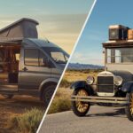 Then and Now Car Dwelling Contrast