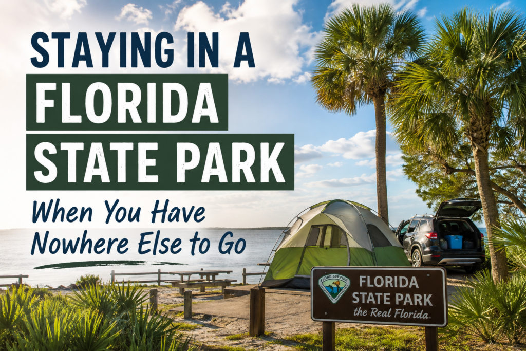 Staying in a Florida State Park When You Have Nowhere Else to Go