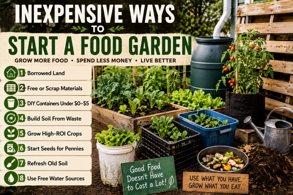 Inexpensive Ways to Start a Food Garden